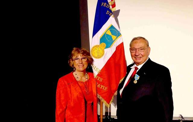 Médaille d'Or à notre Président Yvon Houé